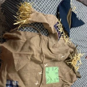 Wizard of Oz Male scarecrow shirt with accessories